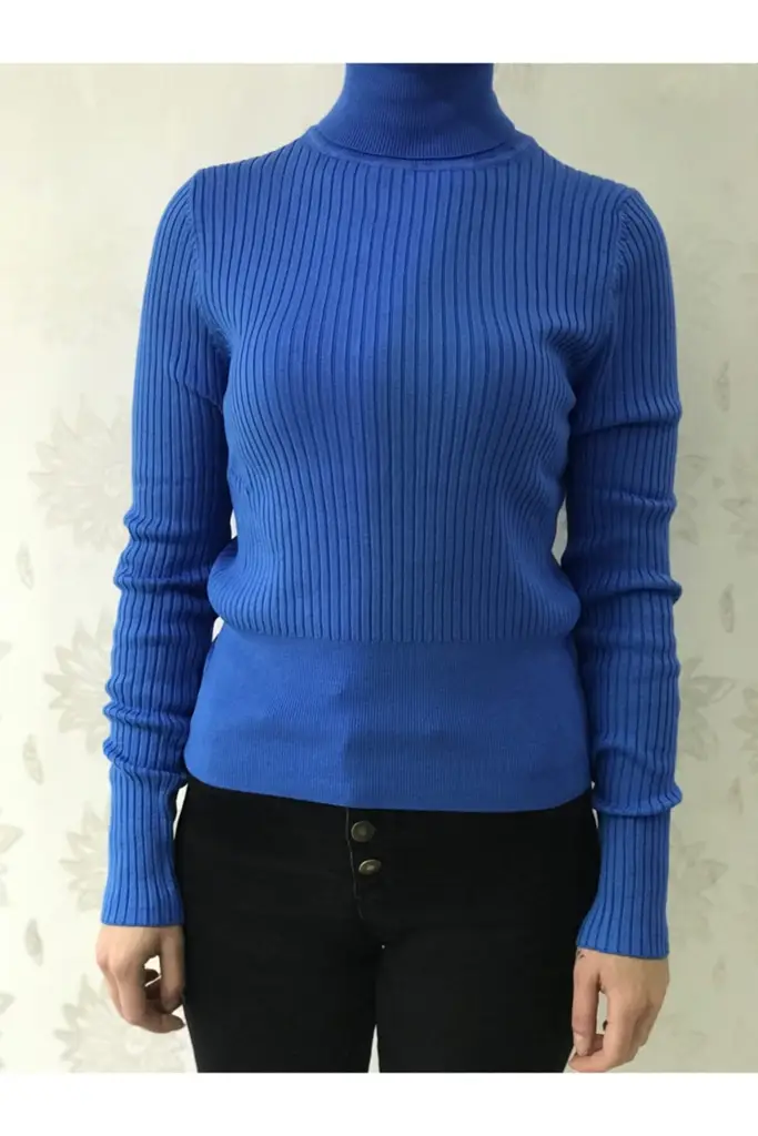 DİLVİN BALIKÇI YAKA FİTİLLİ KAZAK 1297