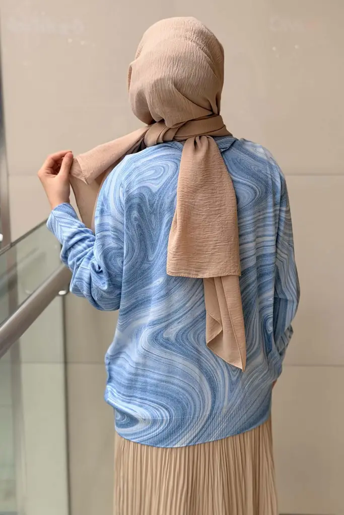Ghisa Patchwork Desen Tunik 4417