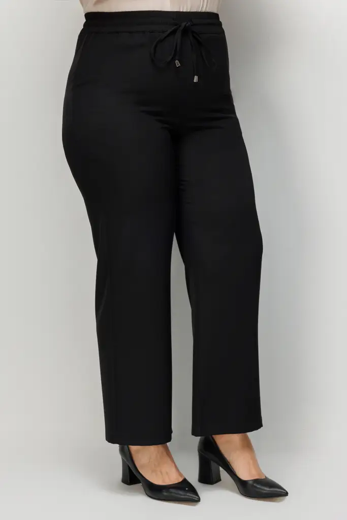 Ekol Beli Bağcıklı Bol Paça Pantolon 04126