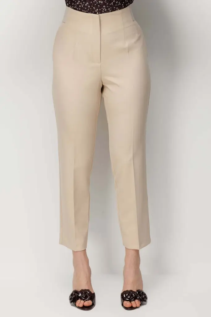 Ekol Beli Kalın Lastikli Dar Paça Pantolon 4168